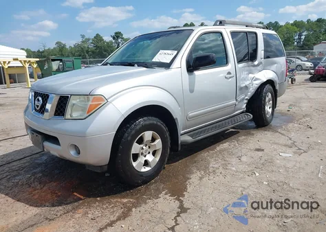 2006 Nissan Pathfinder S z USA, uszkodzony, nr VIN 5N1AR18WX6C682283